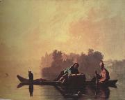 George Caleb Bingham Fur Traders Descending the Missourl (nn03) oil